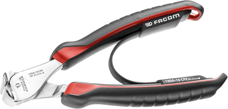 Facom 190 a.16cpe vor Seitenschneider Zangen, rot/schwarz, 160 mm