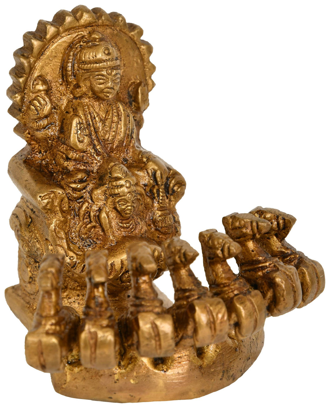 AONA Devotional Surya Dev Surya Narayan mit 7 Pferden Chariot H- 7,1 cm