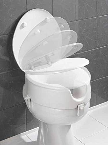 WENKO Premium WC-Sitz Secura - mit Easy-Close Absenkautomatik, Duroplast, 41.5 x 19 x 44 cm, Weiss