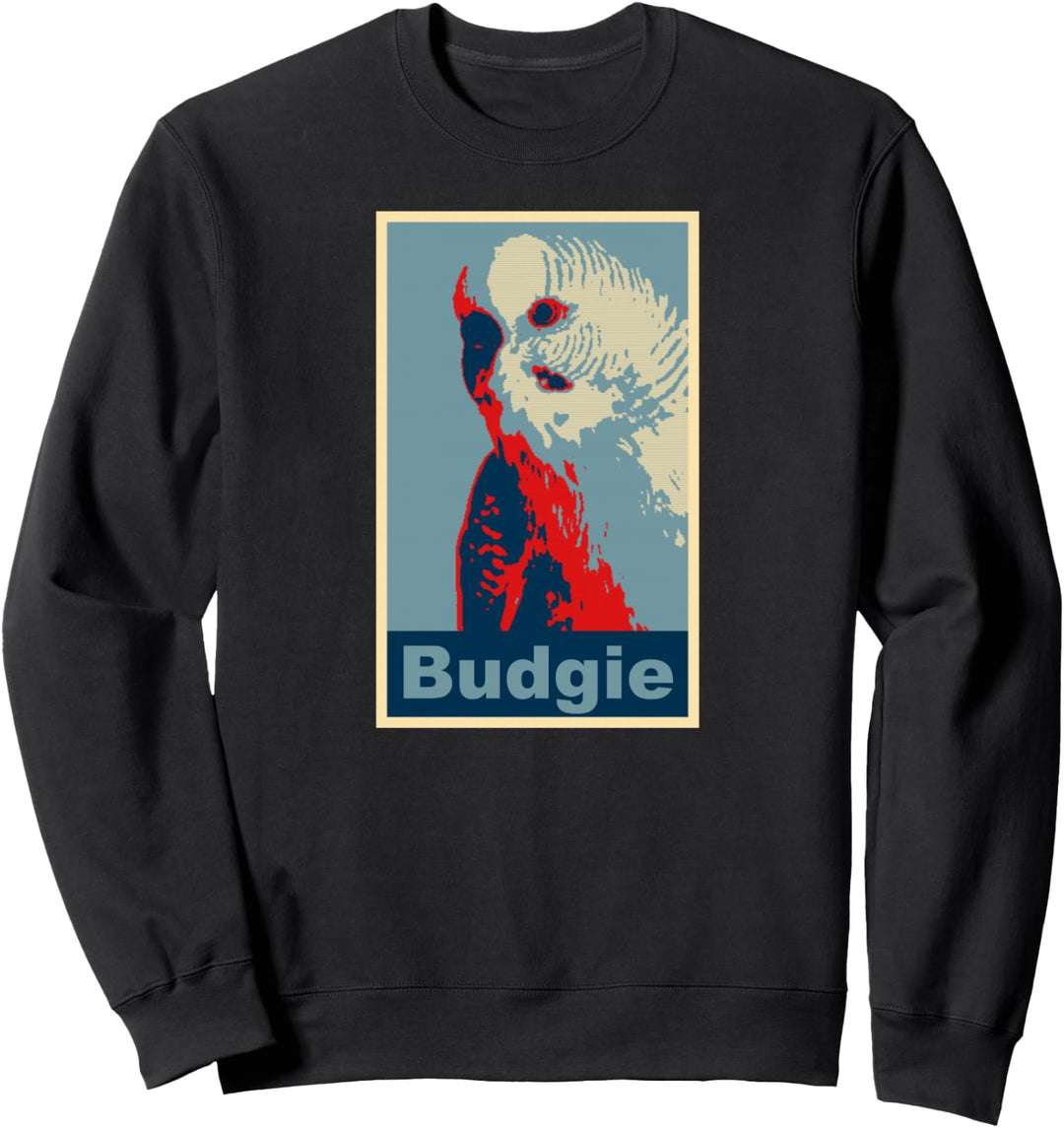 Wellensittich Budgie Bild Sweatshirt
