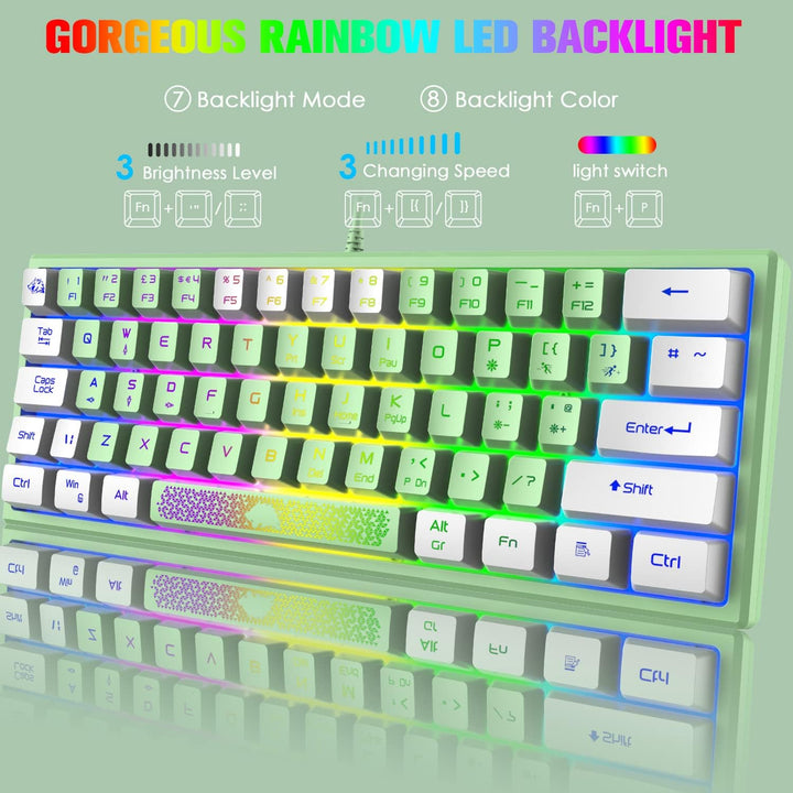 ZIYOU LANG Pc Tastatur Maus mit Kabel, mäuse, tastaturen & eingabegeräte, Gaming-Tastatur-Maus mecha