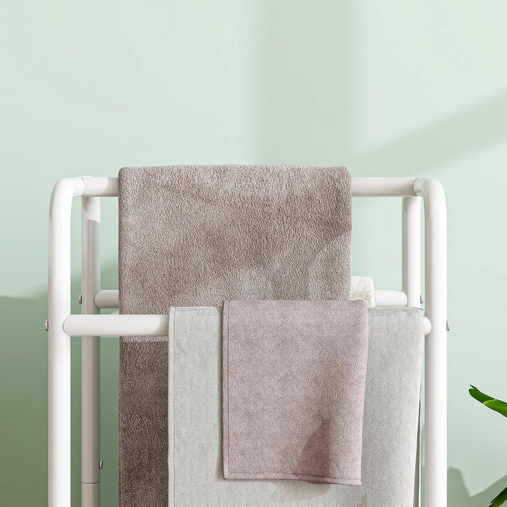 3-stufiger Handtuchhalter aus Metall, Kleiner freistehender Handtuchhalter für das Badezimmer, platz