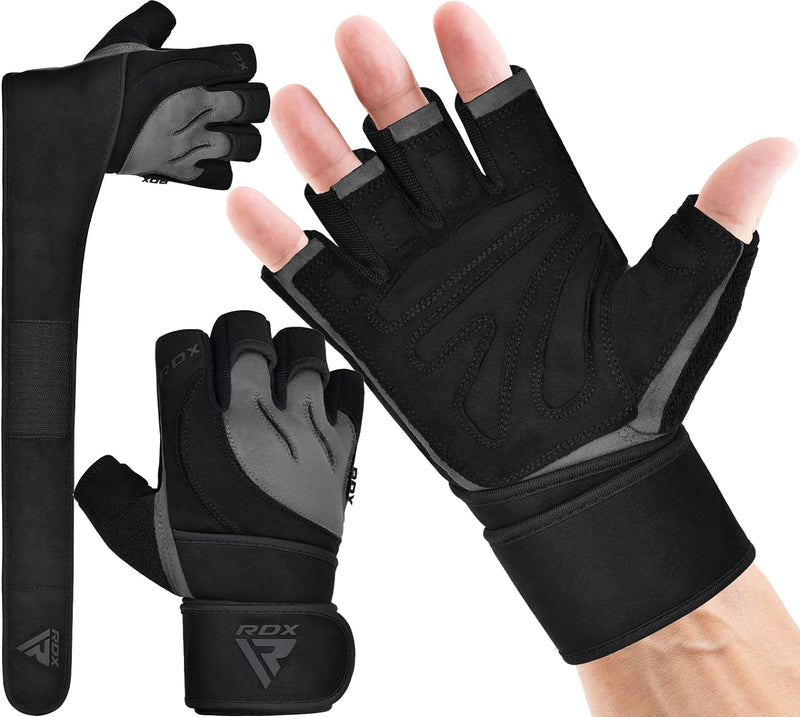 RDX Fitness Handschuhe Herren Damen, Trainingshandschuhe Krafttraining handgelenkschutz für Gewichth