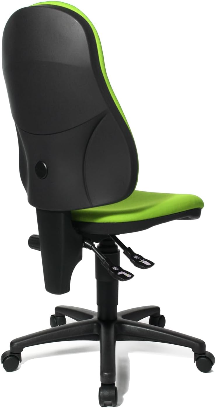 Topstar Bürostuhl Drehstuhl Point 60 grün, Muldensitz + hohe Rückenlehne, Grün