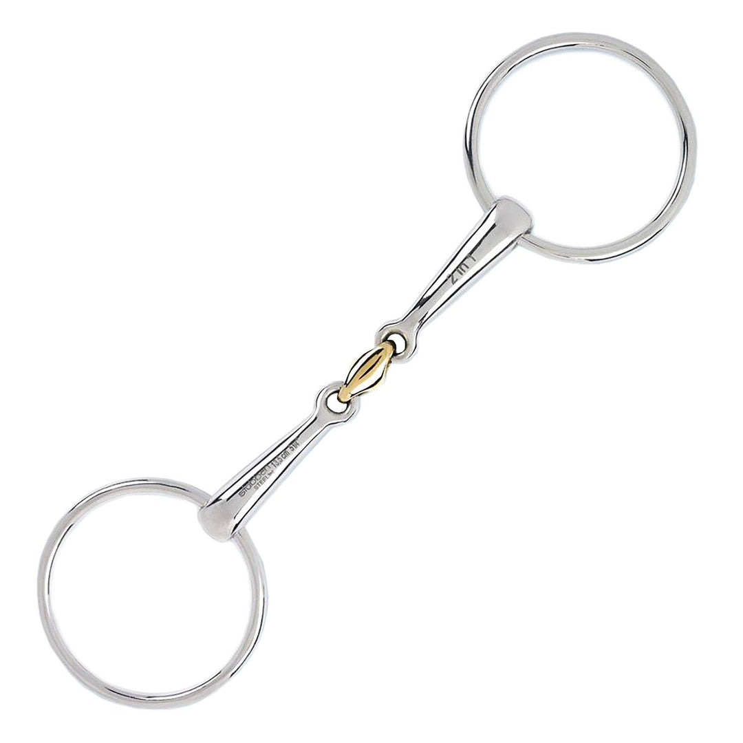 Stübben Gebiss 2233 Wassertrense 2 in 1 doppelt gebrochen 12,5 cm - 16 mm - Sweet Copper Mittelstück
