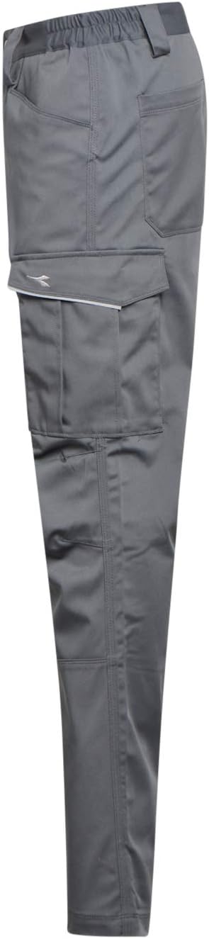 UTILITY DIADORA Unisex Hose Pant Staff Stretch Cargo S Stahlgrau, S Stahlgrau