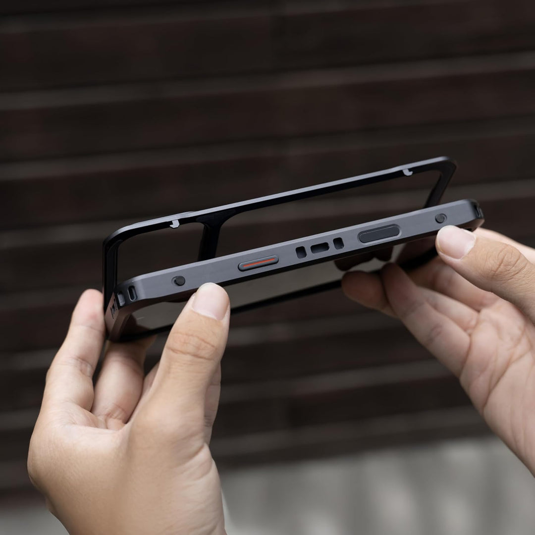 PGYTECH ProShot Handy Käfig für iPhone 17 Pro Max, Aluminiumlegierung Mobiler Video Schutzcase mit E