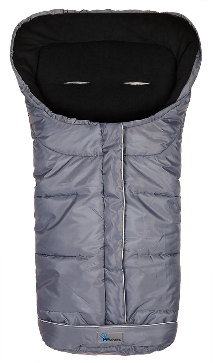 Altabebe AL2203 - 40 Winterfusssack, dunkelgrau/schwarz Dunkelgrau - Schwarz, Dunkelgrau - Schwarz
