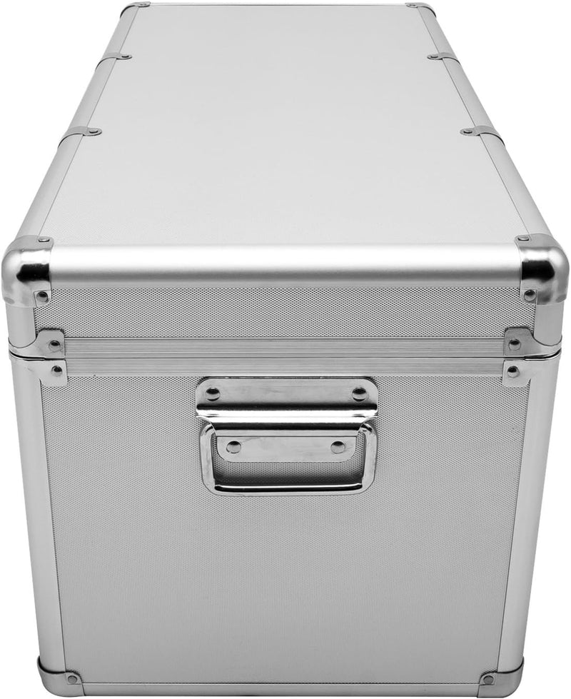 Aluminium-Rahmenkoffer Transport-Box, Koffer in Silber mit 54 Liter Volumen 054 Liter Silber, 054 Li