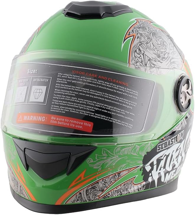 Kinder Integralhelm Mejia – Motorradhelm für Kinder, ABS-Schale, robuster Kinderhelm für Downhill, Q