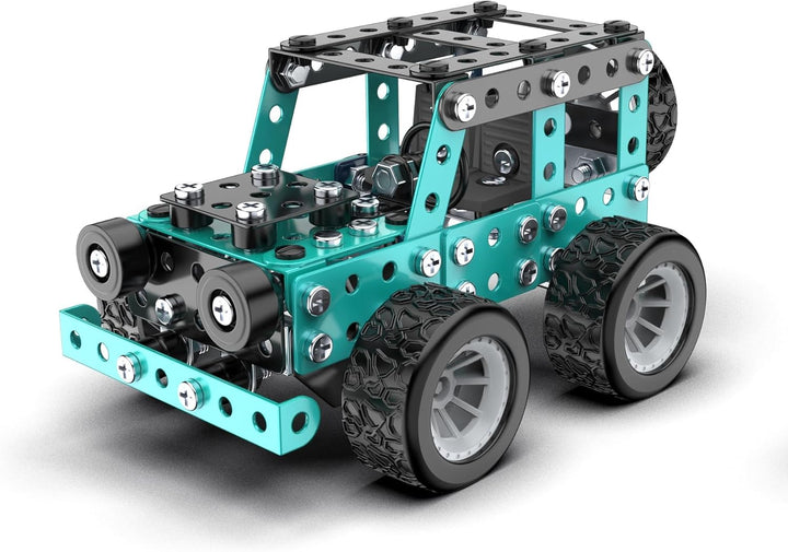 Metal Model Kit STEM Projects Jeep Vehicle Build Your own kit for Boys and Girls from 8 Years of Age