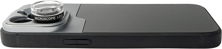 SYSTEM-S Makro Linse 2.8X HD Filter mit Hülle in Schwarz für iPhone 14 Pro