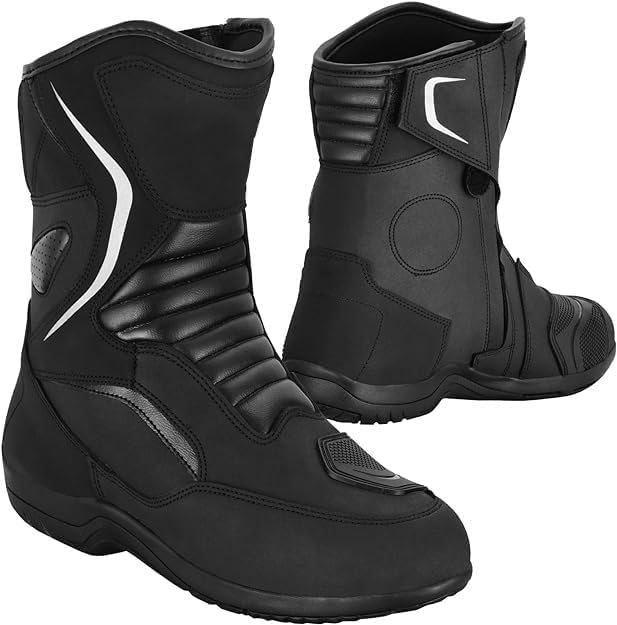 Motorradschuhe für Herren, verstärkte Strassenschuhe, Motorradstossschutz, rutschfeste Sohle, bequem