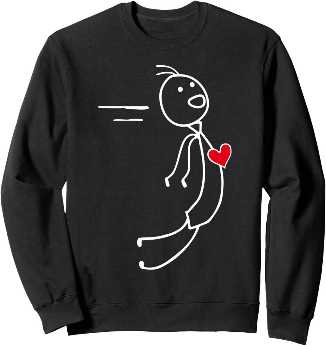 Couple Magnet Heart Matching Valentine's Day Sweatshirt