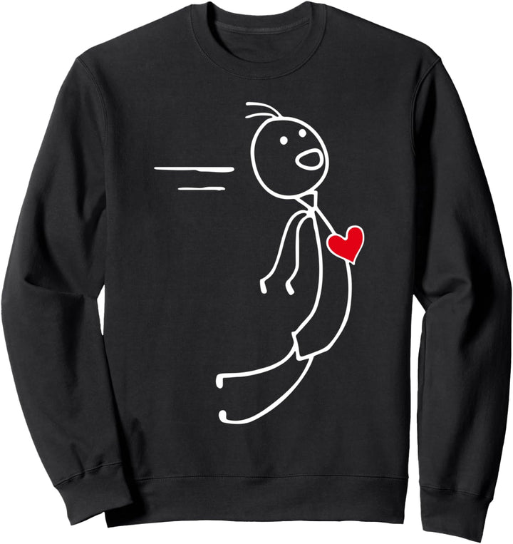 Couple Magnet Heart Matching Valentine's Day Sweatshirt