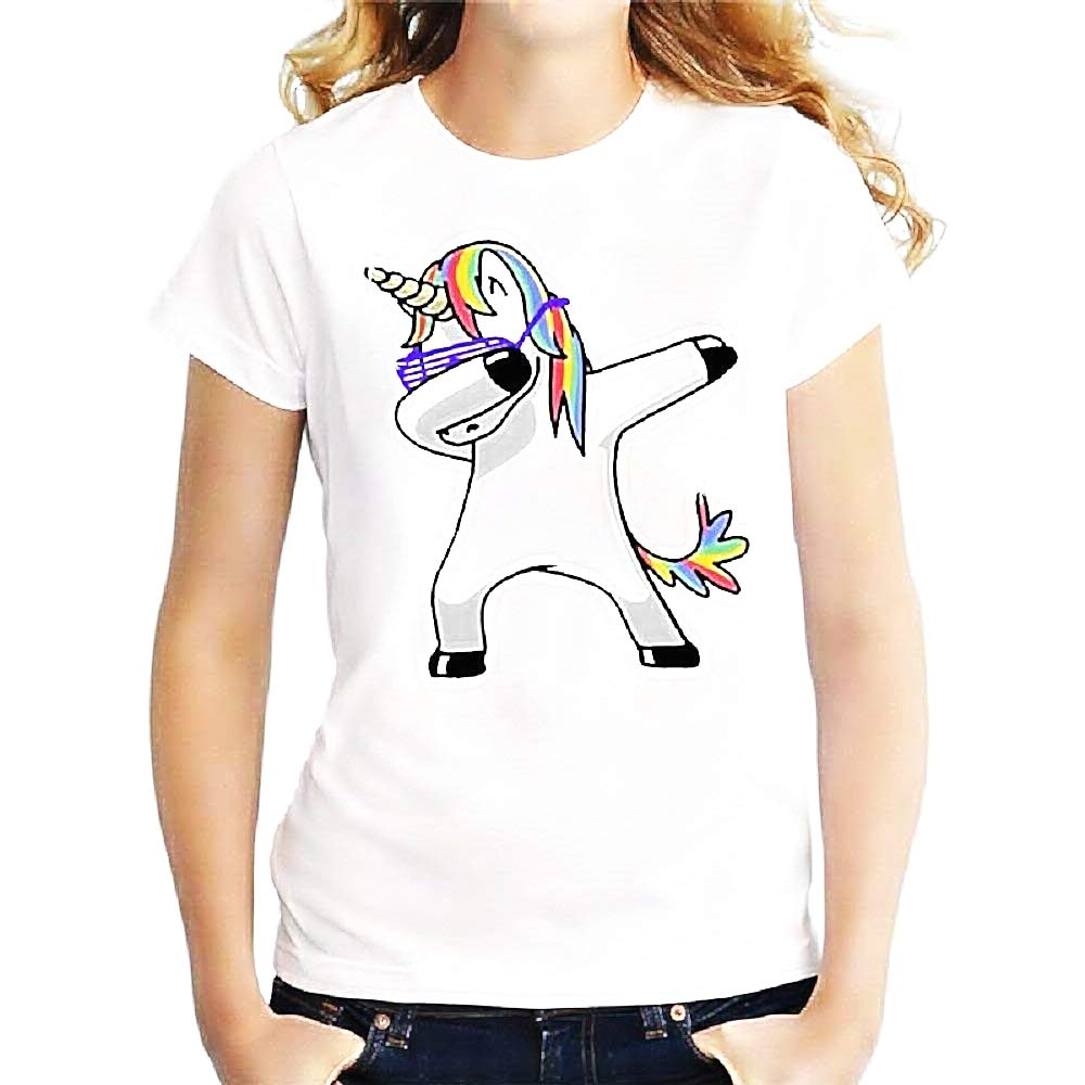 Dab Dance Shirt - Einhorn T-Shirt - Style - Kurzarm Shirt - Damen - Mädchen - Damen - Frau - Sommer