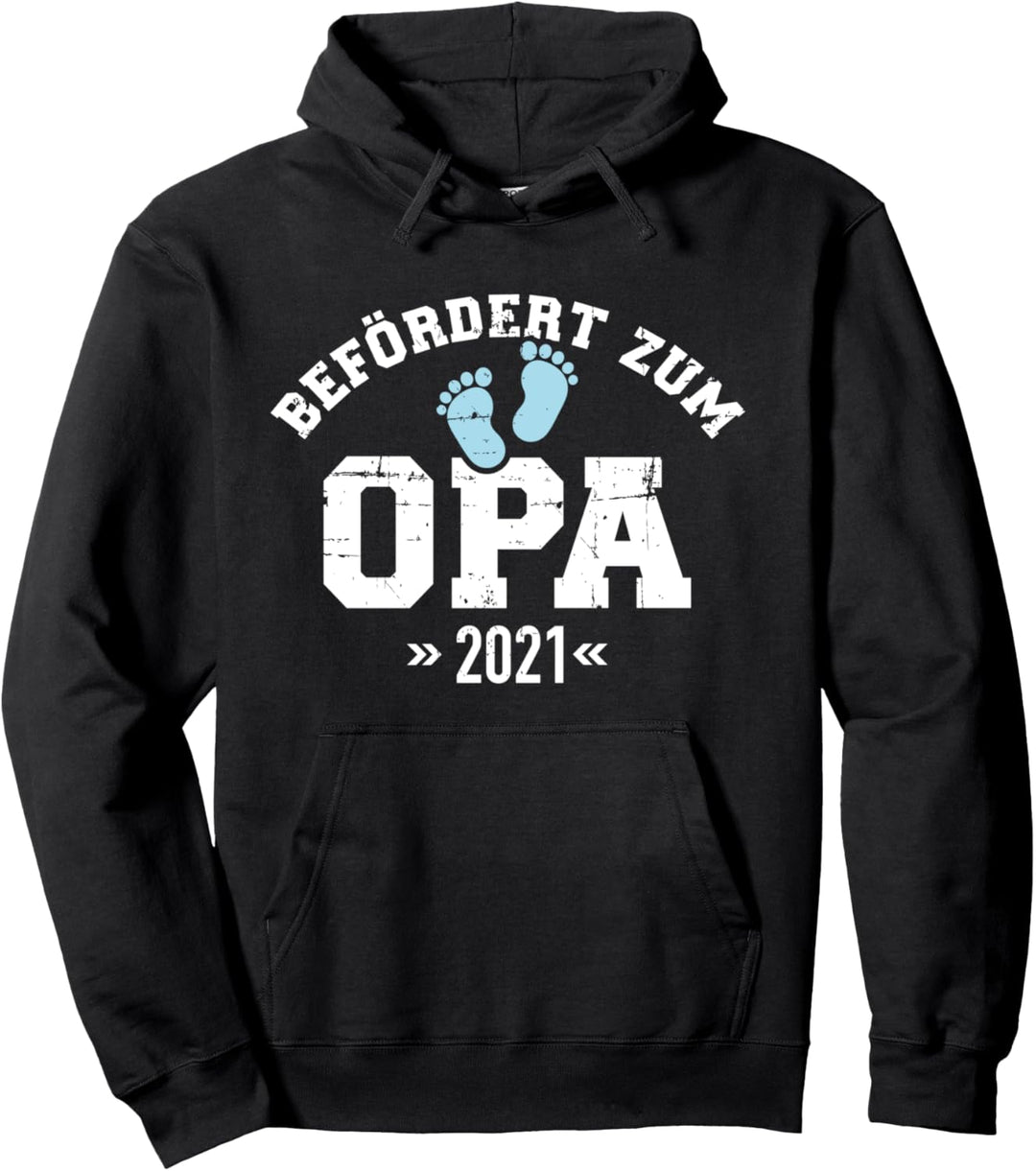 Befördert zum Opa 2021 Pullover Hoodie