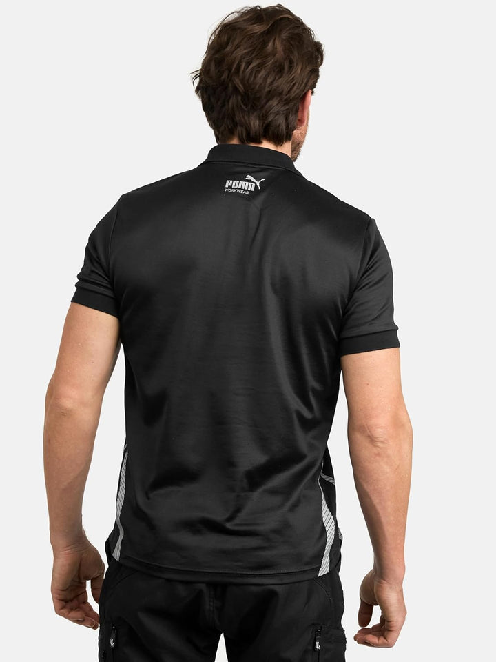 PUMA Workwear – Premium Poloshirt Herren – Funktionsshirt mit Reflektoren – Arbeitsshirt für Handwer
