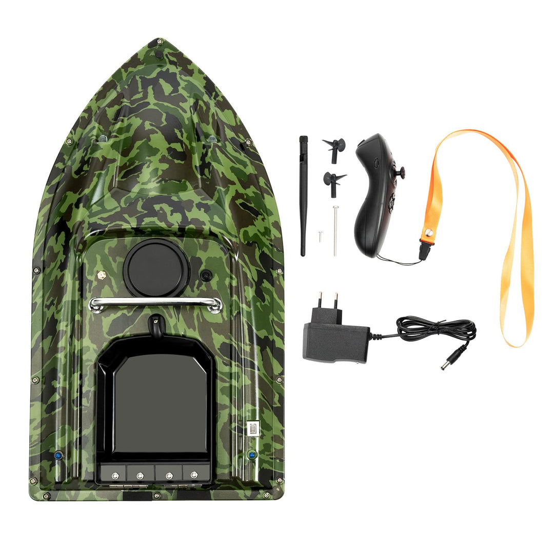 Konfiur RC Futterboot Angeln, Fischköder Boot Futterboot mit Echolot und GPS Angelköderboot Boot Fer