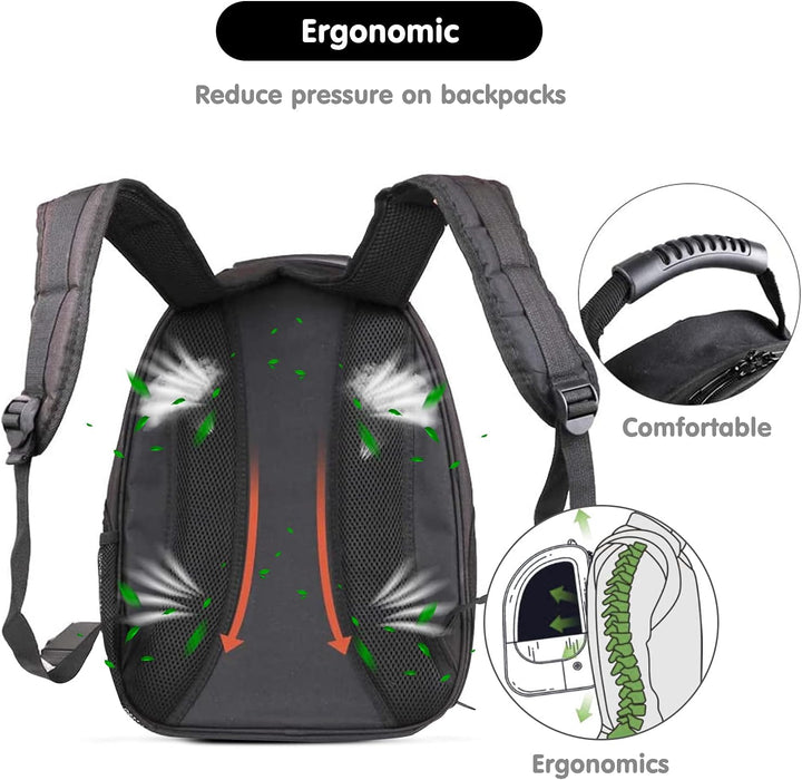 PETCUTE Hunderucksack,Atmungsaktive Hundetasche Haustier Hunde für Kleine Katzen Hunde,Raumkapsel Ha