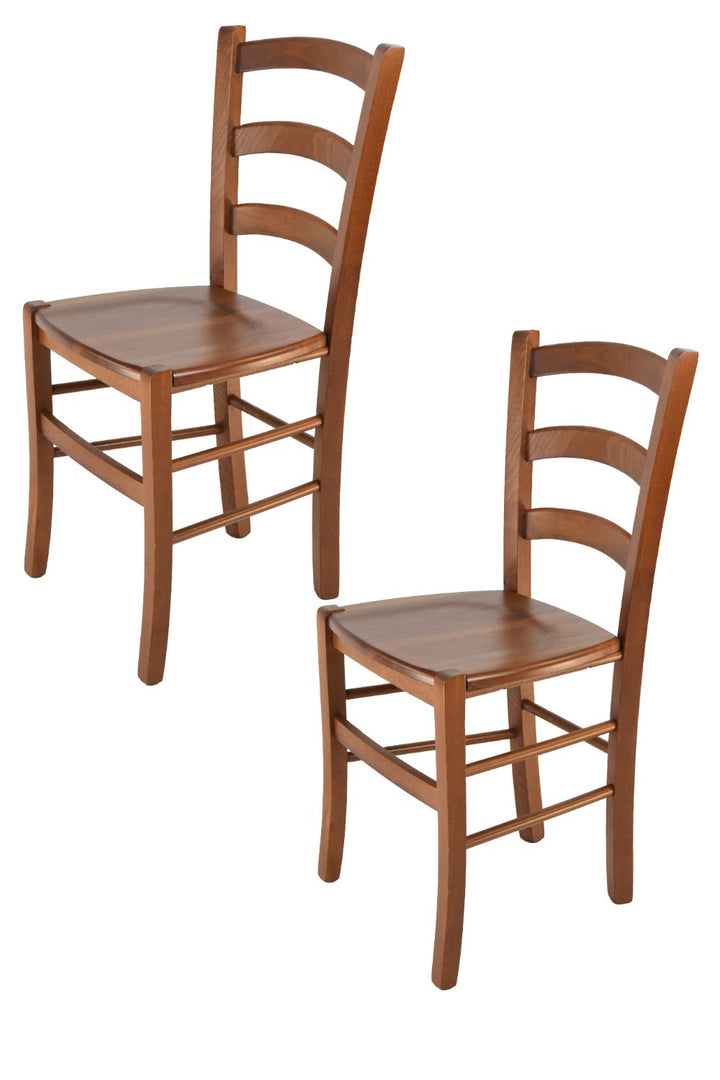 t m c s Tommychairs - 2er Set Stühle Venice für Küche und Esszimmer, robuste Struktur aus lackiertem