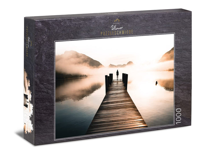 Ulmer Puzzleschmiede - Puzzle „TAUCHE EIN“ - Stimmungsvolles 1000 Teile Puzzle für Erwachsene - Ruhe