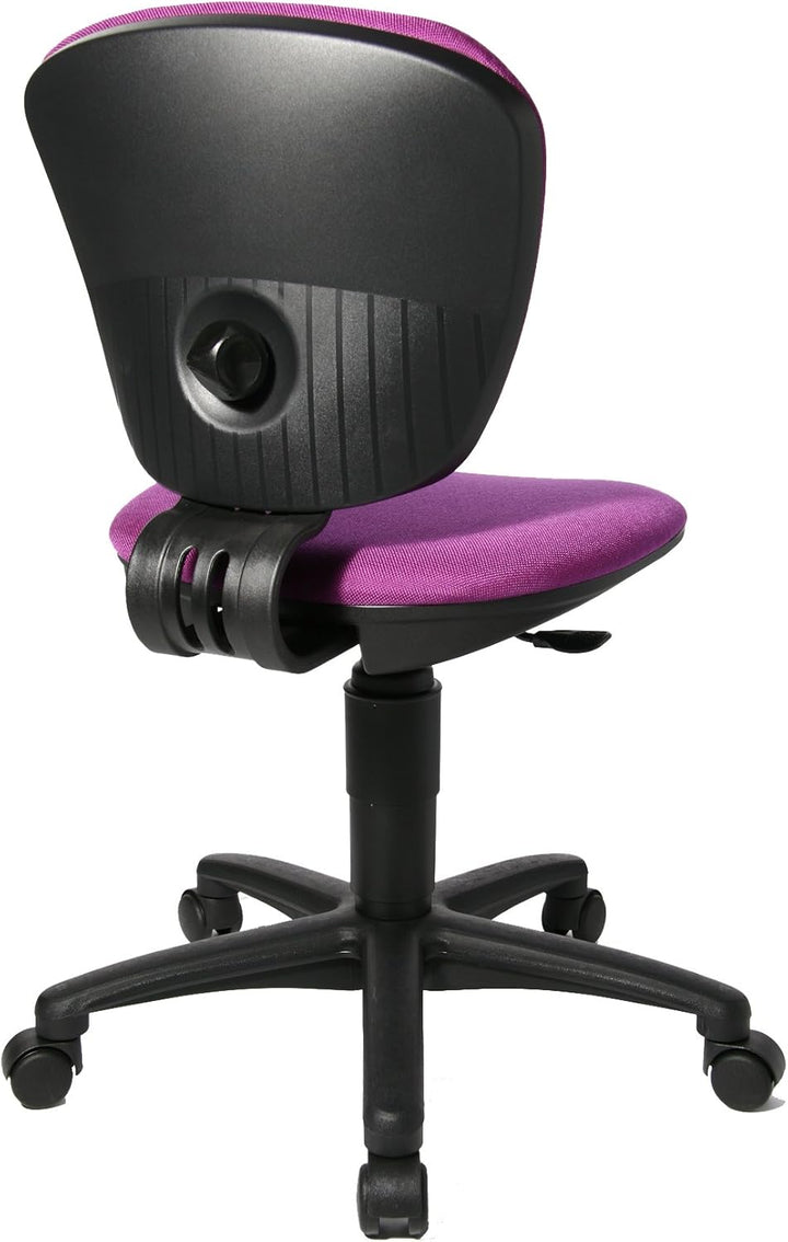 Topstar High Kid Kinderdrehstuhl, Polypropylen, violett, 40 x 43 x 90 cm Violett Single, Violett Sin
