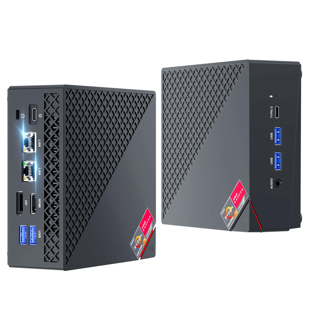 NiPoGi AM06 PRO Mini PC 32GB DDR5 RAM, АMD Ryzen 7 6800H(8C/16T, bis zu 4,7 GHz), 512GB M.2 NVMe SSD