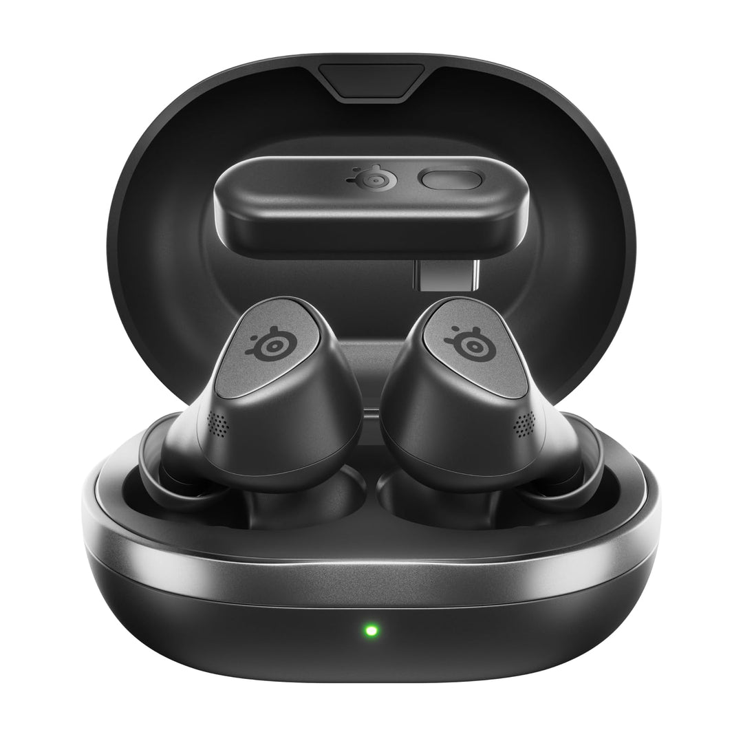 SteelSeries Arctis GameBuds for PS5 - Wireless Gaming Earbuds - 2.4GHz + BT 5.3 - IP55 Water Resista