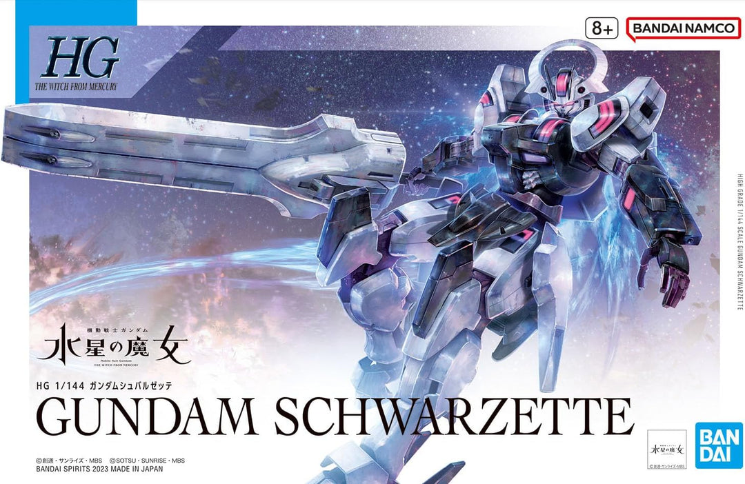 Gundam The Witch from Mercury – HG 1/44 Gundam Schwarzette – Modell Kit