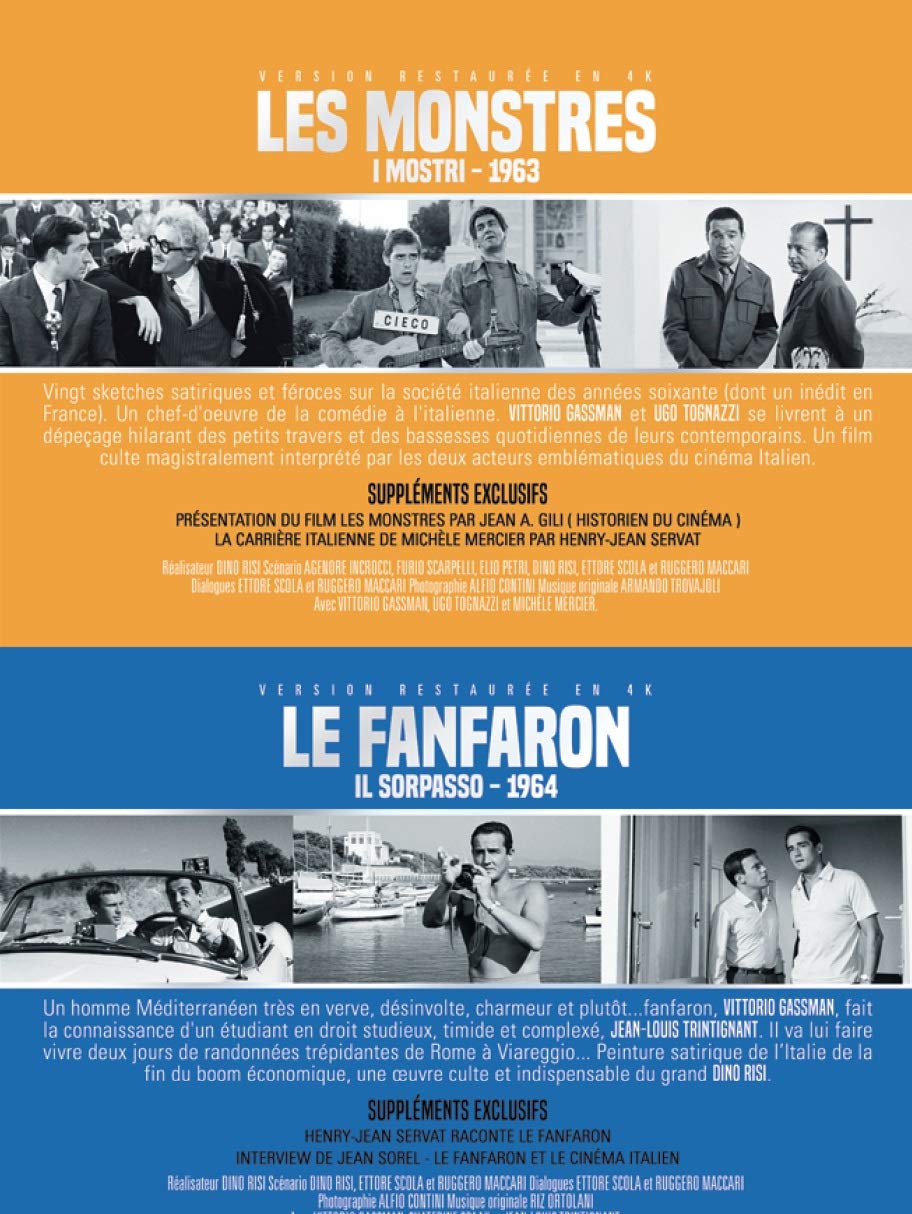 Coffret dino risi 5 films [Blu-ray] [FR Import], Blu-ray