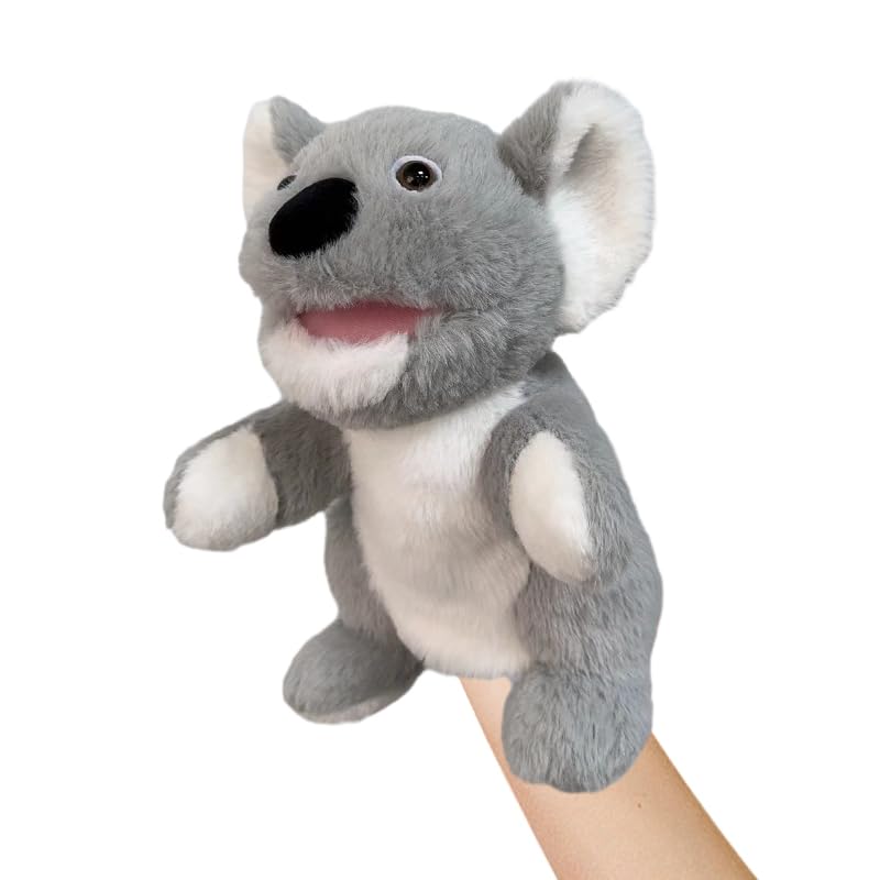 2026 Tierhandpuppen für Kinder,Kleinkind enthält Wolf,Tiger,Löwe,AFFE und bewegliche offene Münder,p