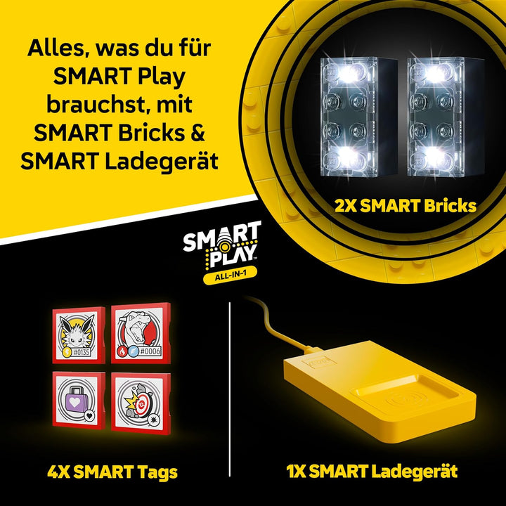 LEGO Pokémon SMART Play: Ultimativer Showdown zwischen Glurak und Blitza - All-in-1 Set mit 2 SMART