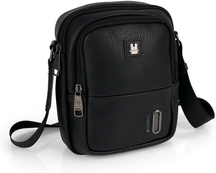 GABOL Herren Umhängetasche, Schwarz, Talla única