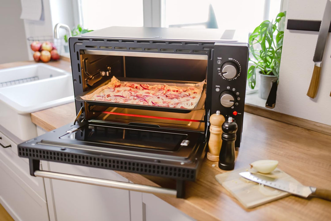 Steba Grillbackofen KB M42, wirksame Geh?useisolation, Drehspie? f?r 2 H?hnchen, Umluft zuschaltbar,