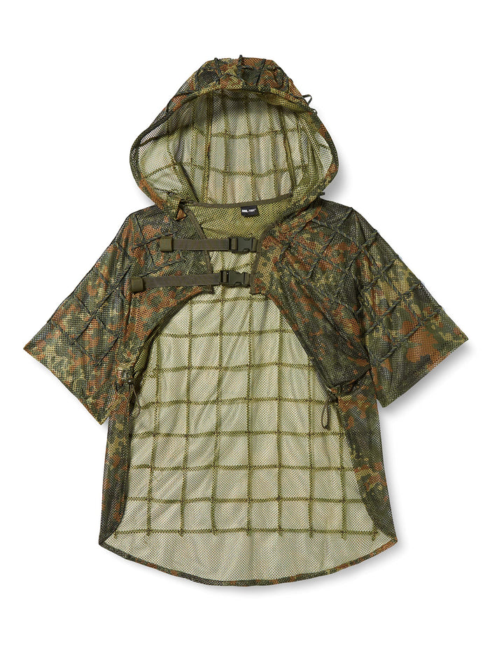 Mil-Tec Ghillie Sniper Umhang Einheitsgrösse Flecktarn, Einheitsgrösse Flecktarn