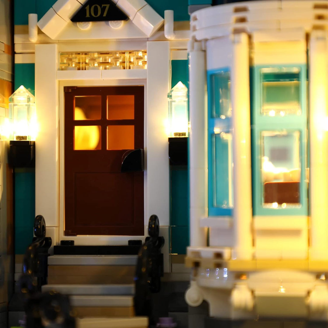 LIGHTAILING Licht-Set Kompatibel Mit Lego 10270 Creator Expert Bookshop Bausteinen Modell：Fernbedien