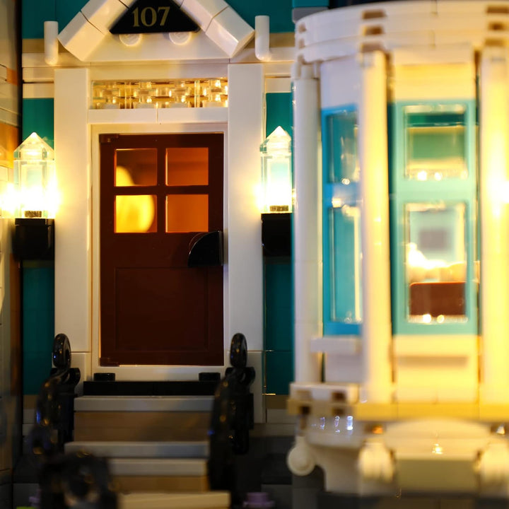 LIGHTAILING Licht-Set Kompatibel Mit Lego 10270 Creator Expert Bookshop Bausteinen Modell：Fernbedien