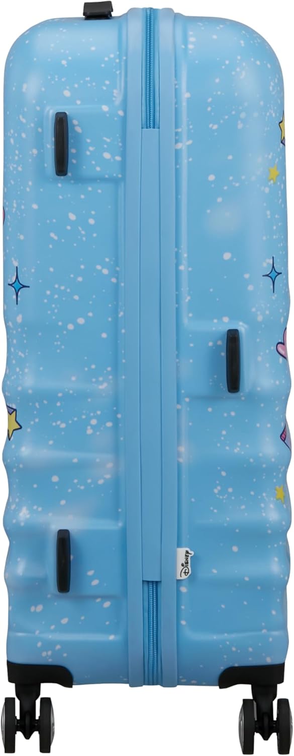 American Tourister Wavebreaker Disney - Stitch Hartschalenkoffer Gross (77 cm), Reisekoffer, TSA Sch