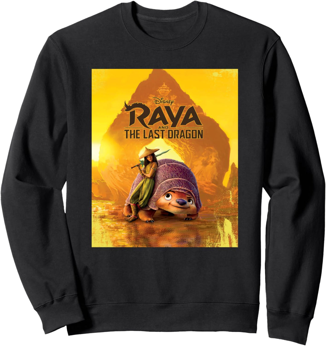 Disney Raya and the Last Dragon Tuk Tuk Movie Poster Sweatshirt