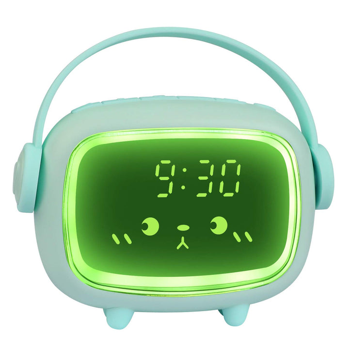 Kinderwecker Digital mit Nachtlicht Snooze,Aufladbarer Wecker für Mädchen Jungen,6 Klingeltöne,Count