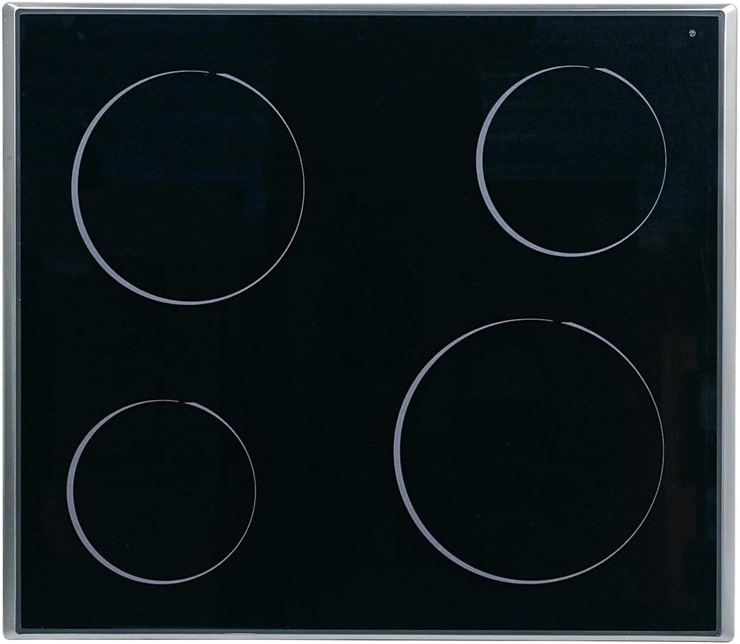 ensipart Ersatzglas für Kochfeld kompatibel mit Whirlpool 481244039792 Glaskeramikplatte für Kochfel