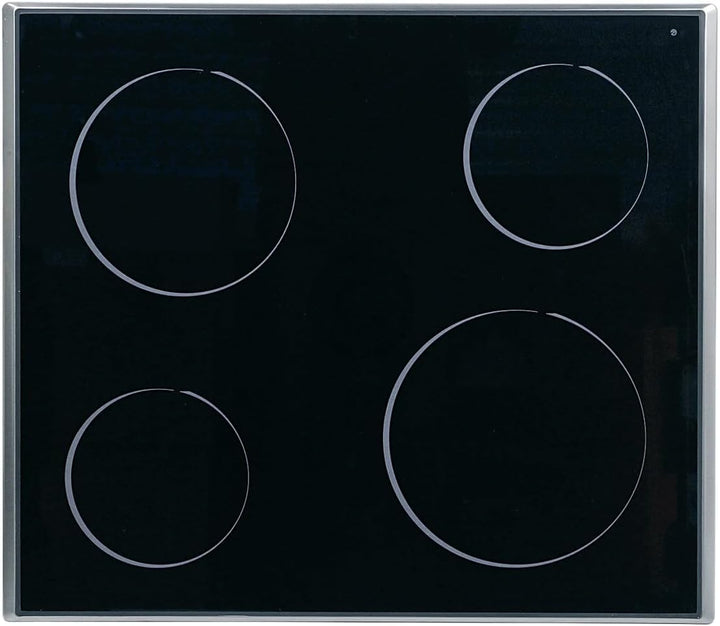 ensipart Ersatzglas für Kochfeld kompatibel mit Whirlpool 481244039792 Glaskeramikplatte für Kochfel