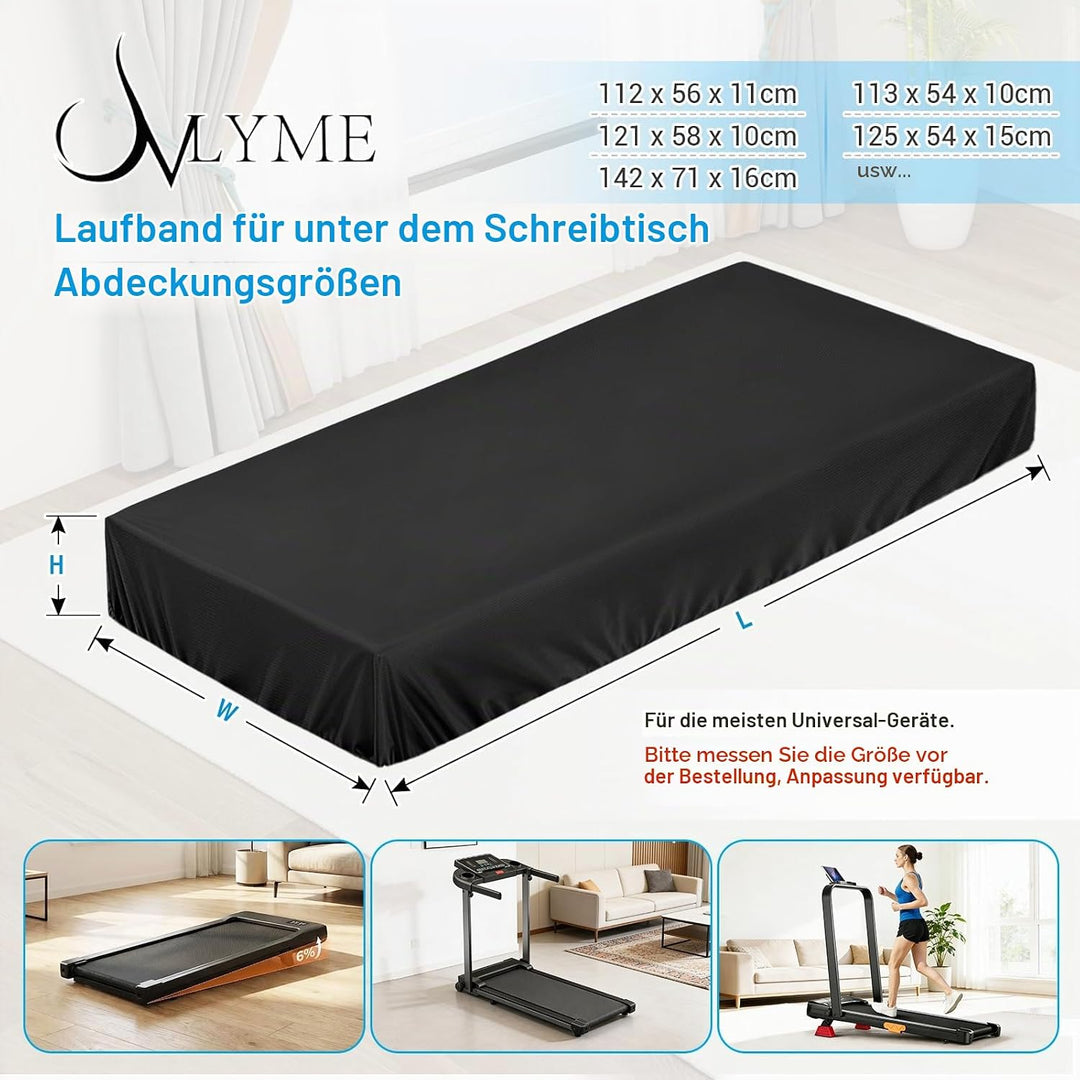 Onlyme Laufband Abdeckung, Laufbandabdeckung Wasserdicht Outdoor für elektrisches Laufband unter dem