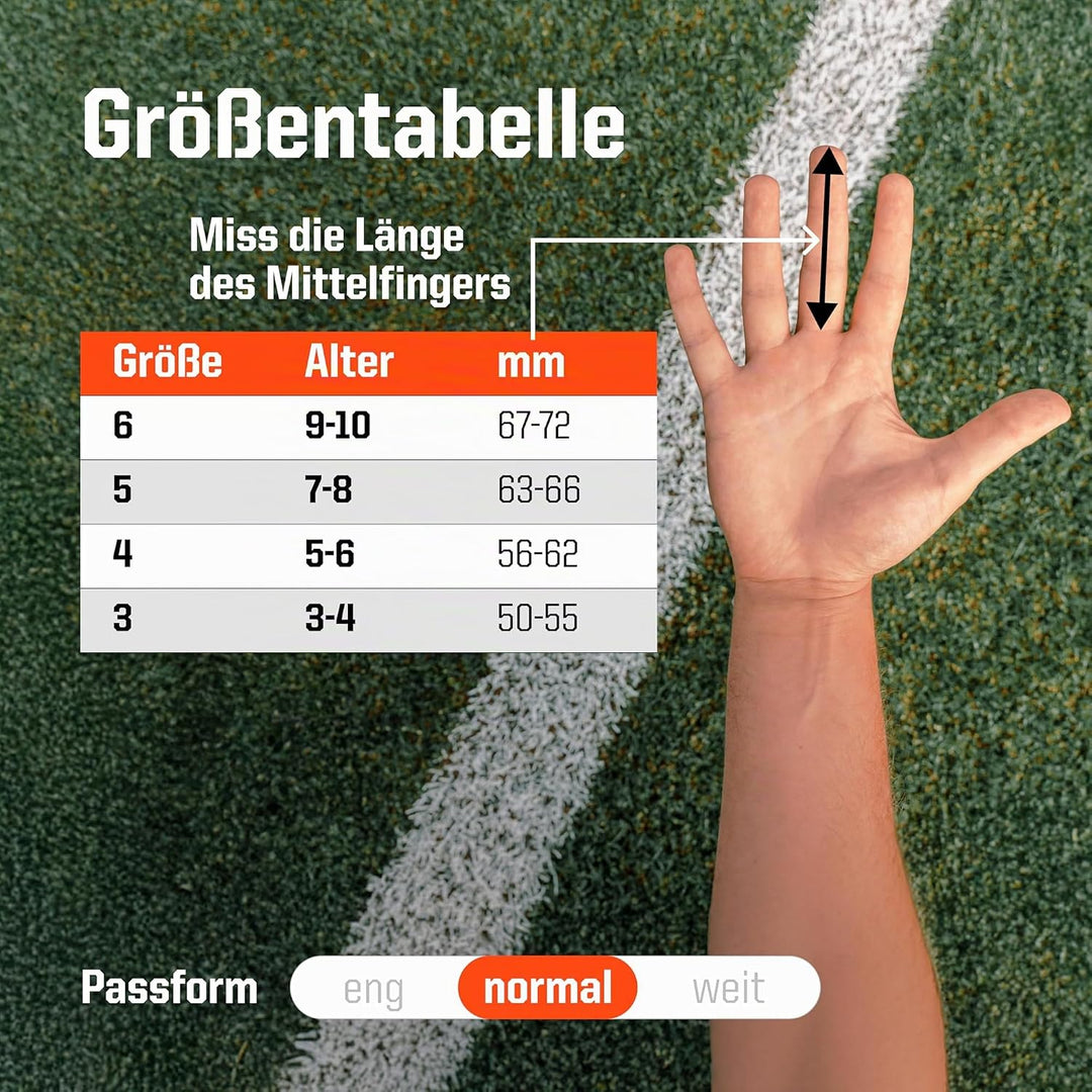 T1TAN Classic 1.0 Torwarthandschuhe - ohne Fingerschutz - Fussballhandschuhe für Torhüter - Diverse
