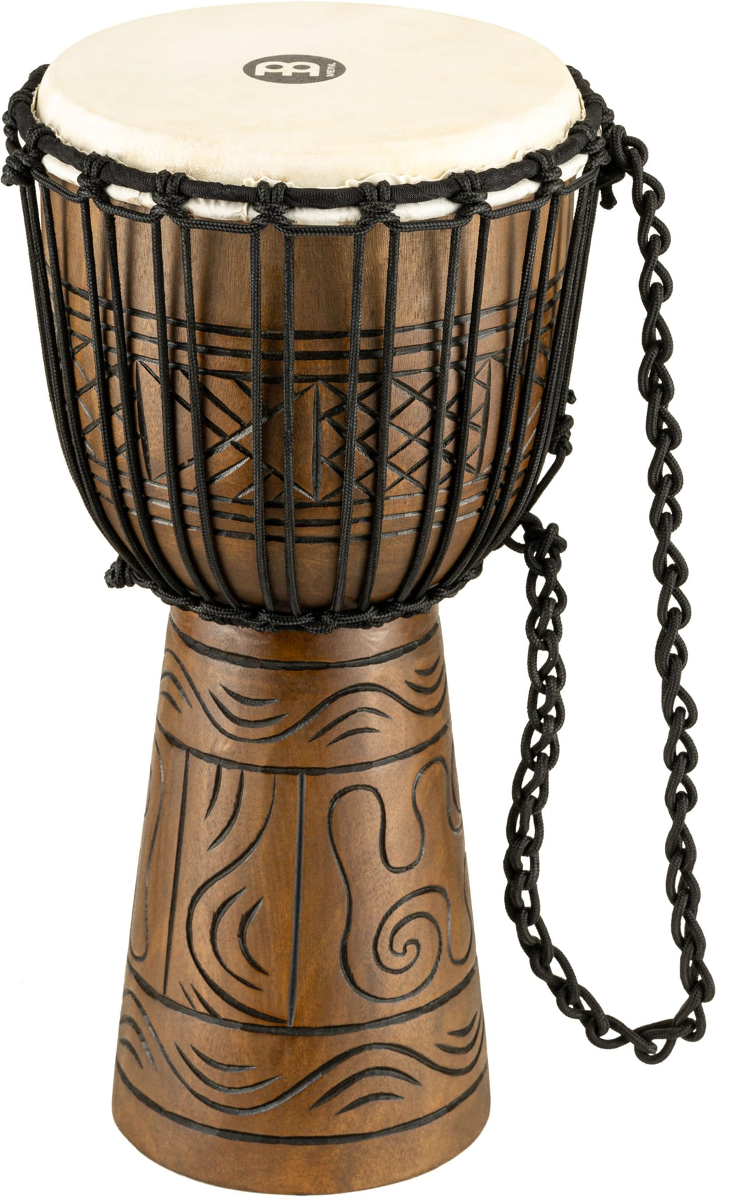 Meinl Percussion 20cm Rope Tuned Travel Djembe Trommel - Musikinstrument für Kinder und Erwachsene -