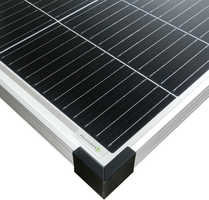 solartronics Solarmodule 2 Stück 150 Watt Mono 12 Busbars 210mm Zellformat Solarpanel 1230x670x35 90