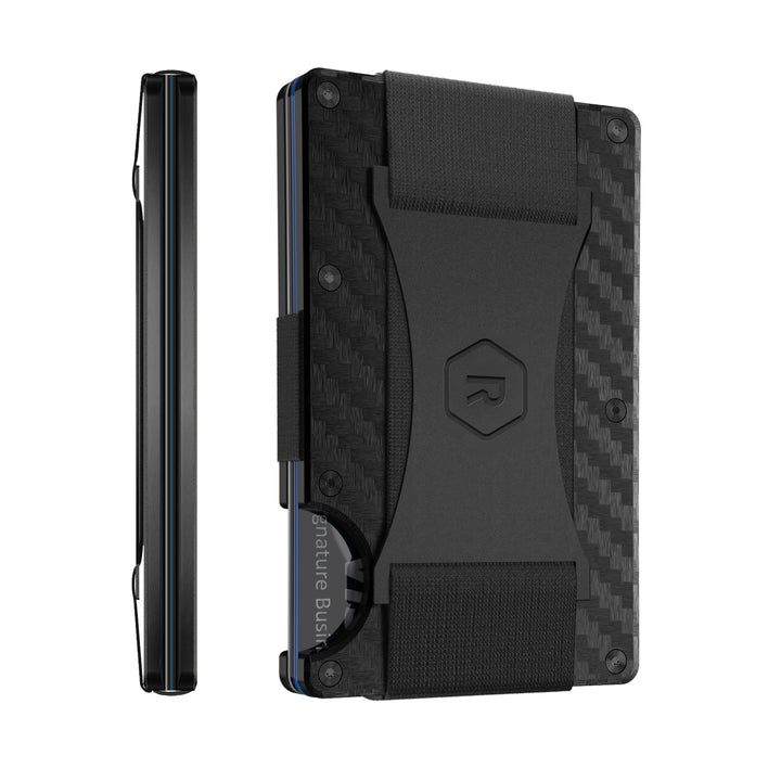 The Ridge Wallet Carbon Cash Strap | Geldband | Geldbörse | Slim | RFID sicher Carbon Fiber, Carbon