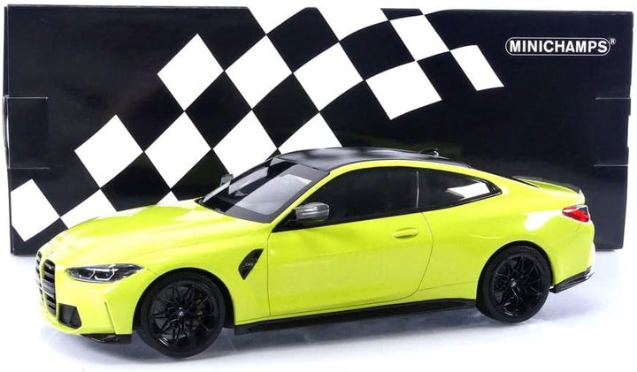Minichamps 155020120 1:18 BMW M4-2020-Gelb Sammlerstück Miniaturauto, gelb