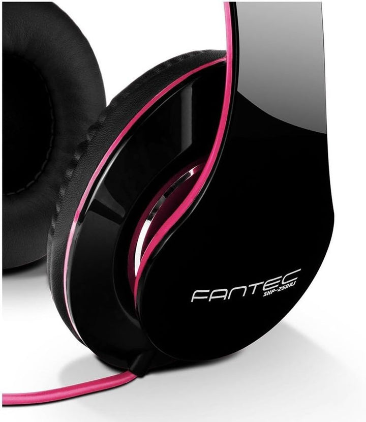 FANTEC SHP-250AJ Stereo HiFi Kopfhörer (mit Bügel, On Ear, 3, 5 mm Klinkestecker, Bassstark, Grosse